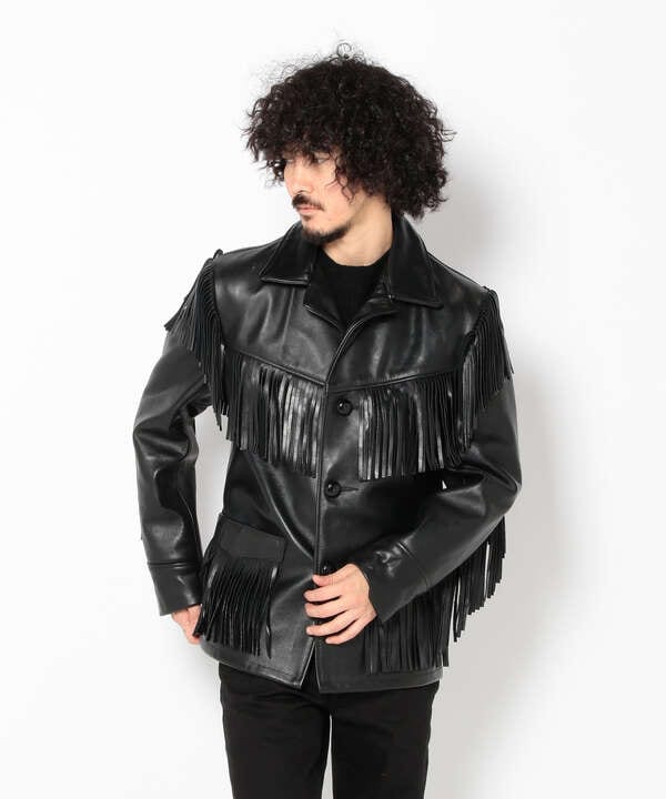 【A-1 Genuine Leather】フリンジ付レザージャケット A1399よろしくお願いいたします