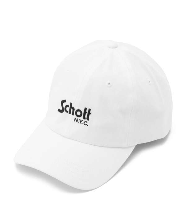 Schott/ショット/COTTON TWILL CAP BASIC LOGO/コットン ツイル ベーシックキャップ