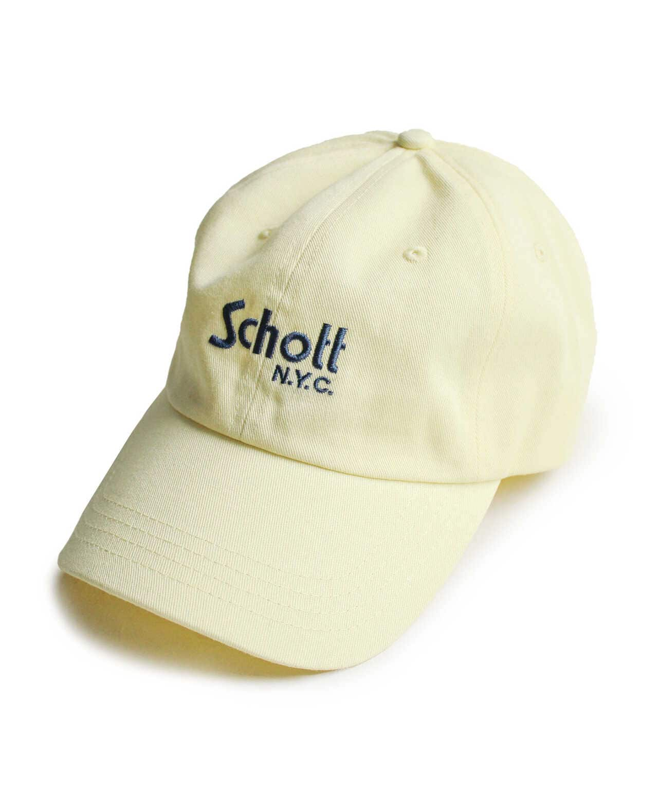 Schott/ショット/COTTON TWILL CAP BASIC LOGO/コットン ツイル