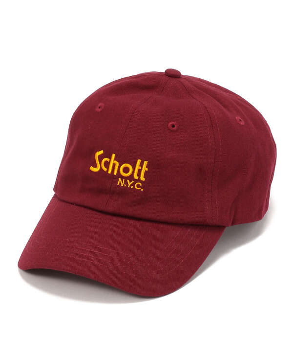 Schott/ショット/COTTON TWILL CAP BASIC LOGO/コットン ツイル ベーシックキャップ