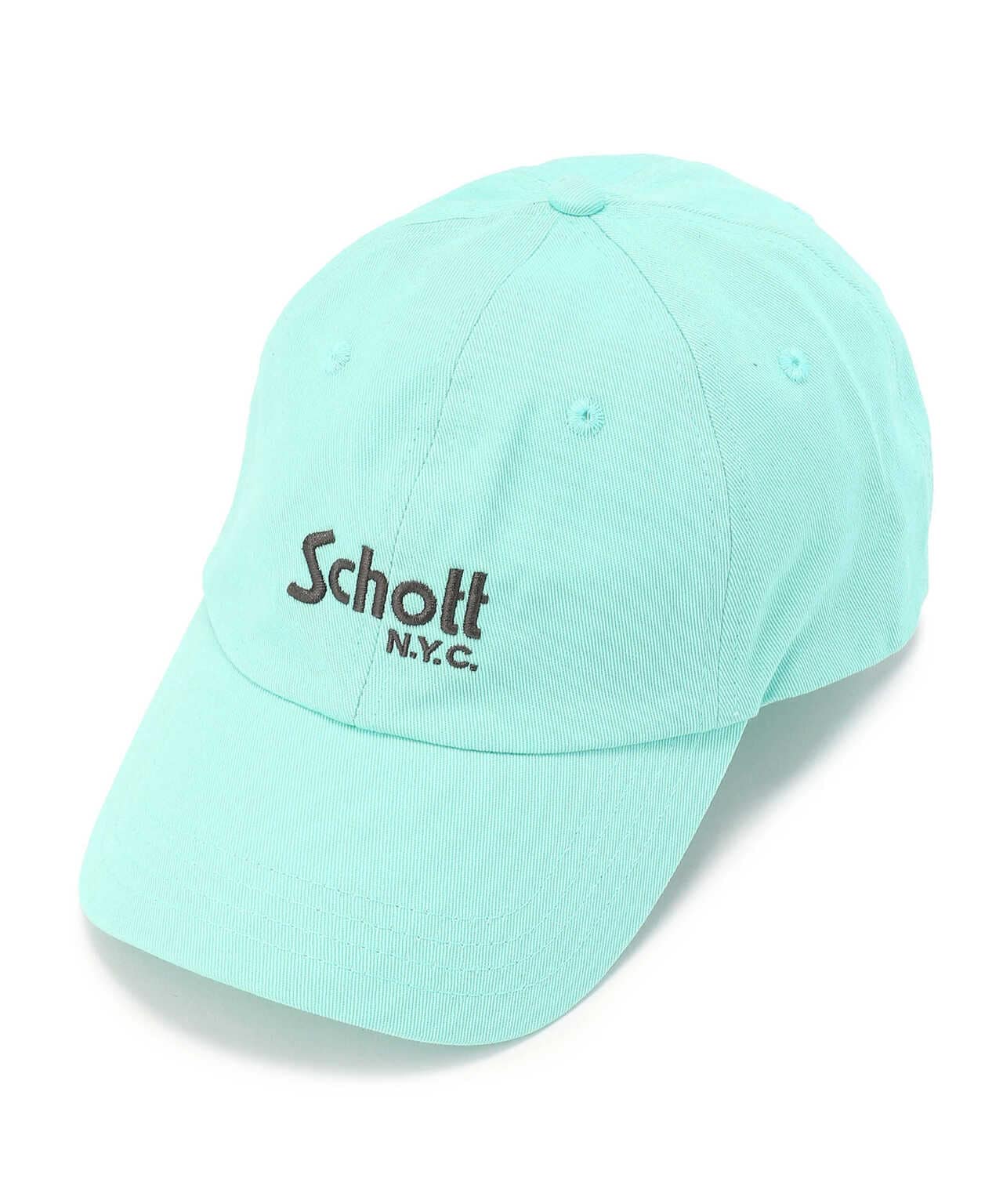 Schott/ショット/COTTON TWILL CAP BASIC LOGO/コットン ツイル