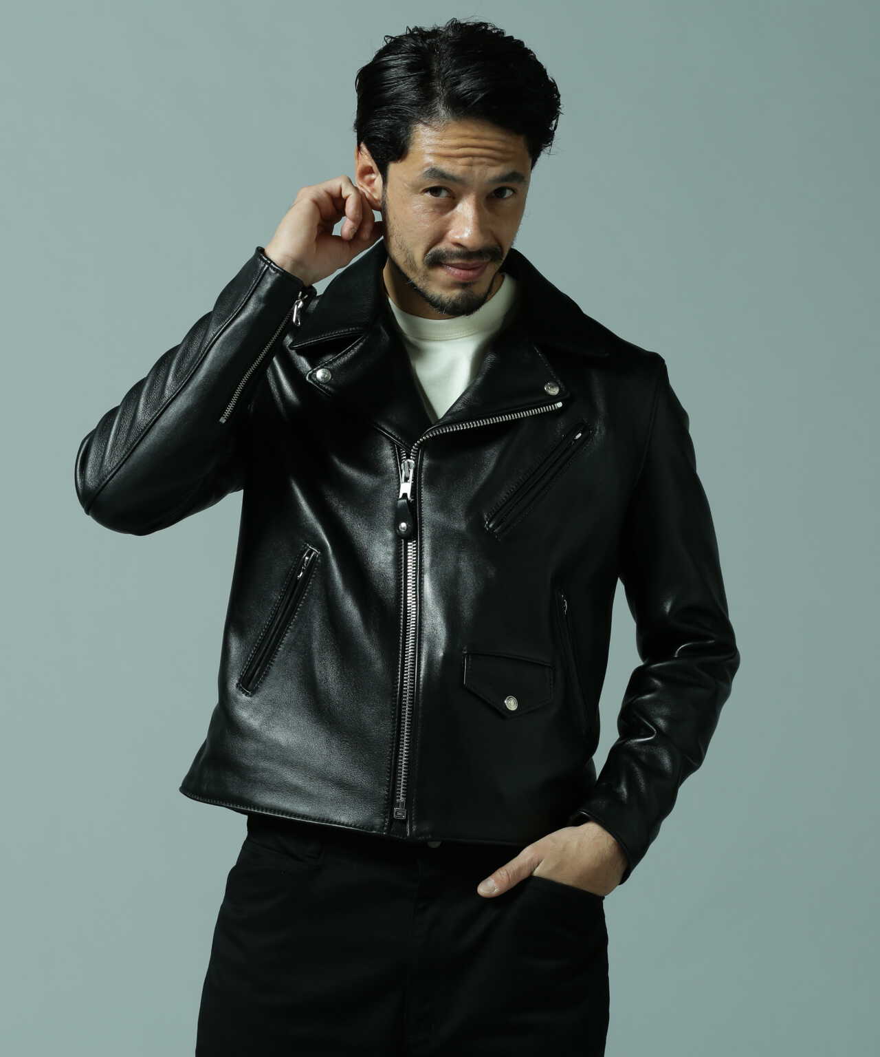 Schott USA/ショット/228US LAMB RIDERS JACKET/ラム ライダース ...