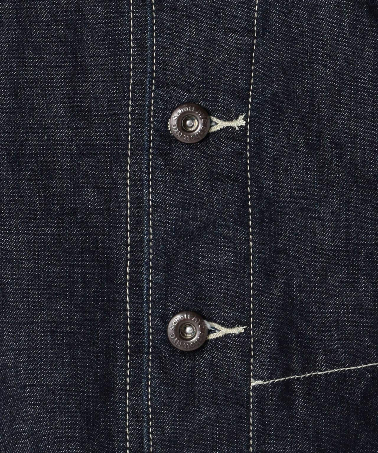 SCHOTT/ショット/OLD DENIM WORK VEST/オールド デニムワーク ベスト | Schott ( ショット ) | US  ONLINE STORE（US オンラインストア）