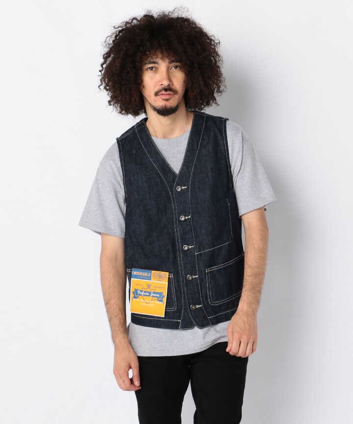 SCHOTT/ショット/OLD DENIM WORK VEST/オールド デニムワーク ベスト | Schott ( ショット ) | US  ONLINE STORE（US オンラインストア）