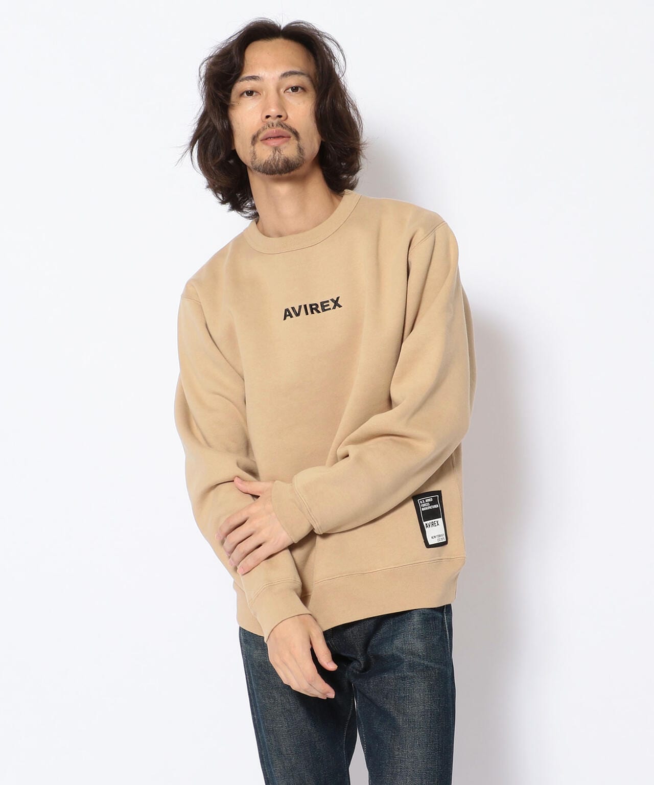 WEB&DEPOT限定】ロゴ クルースウェット/ LOGO CREW SWEAT | AVIREX 