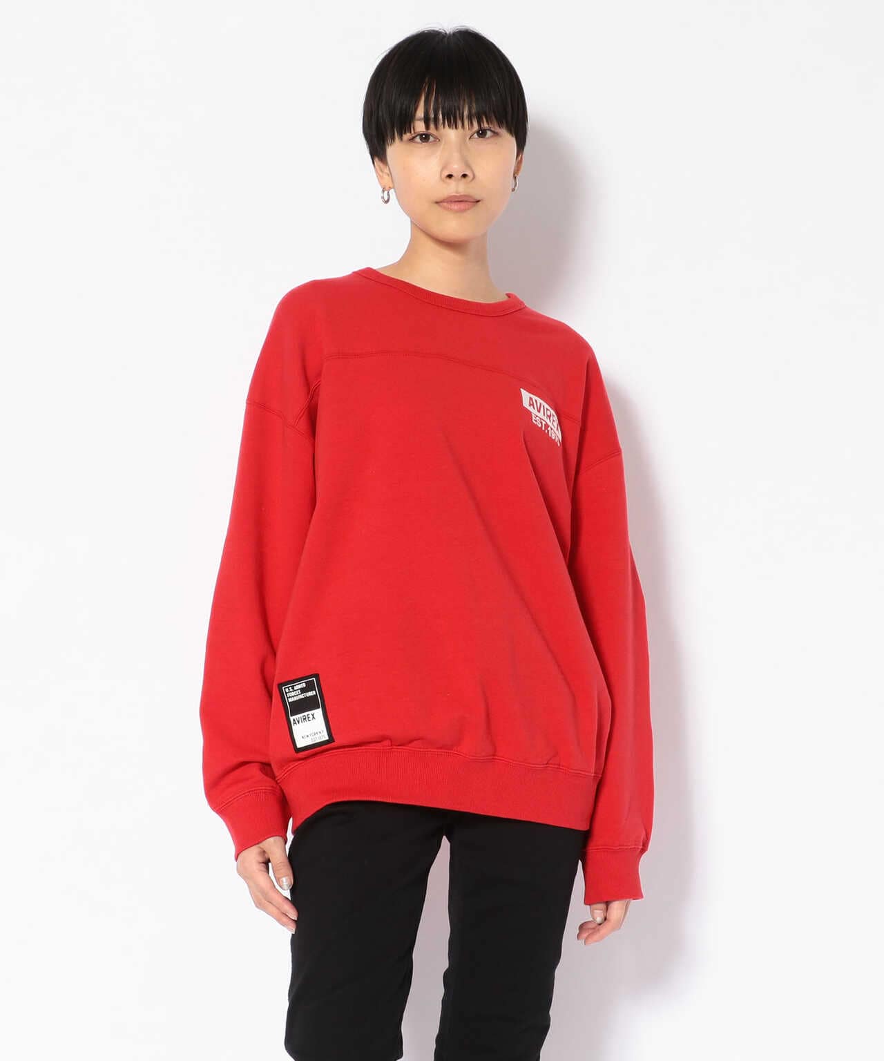 ビッグロゴ クルーネックスウェット/ BIG LOGO CREW NECK SWEAT