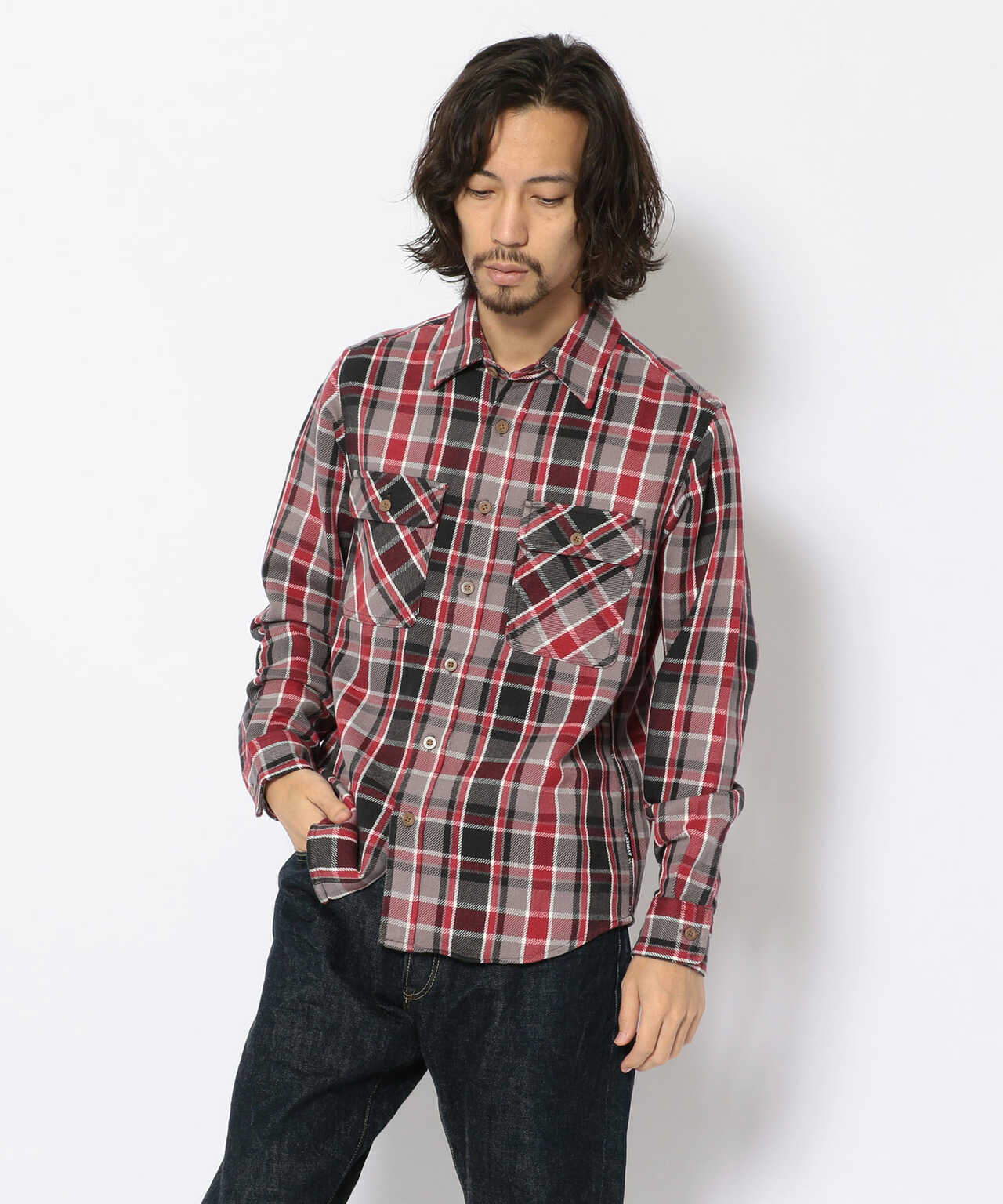 DAILY/デイリー】 コットン フランネルシャツ/COTTON FLANNEL SHIRT