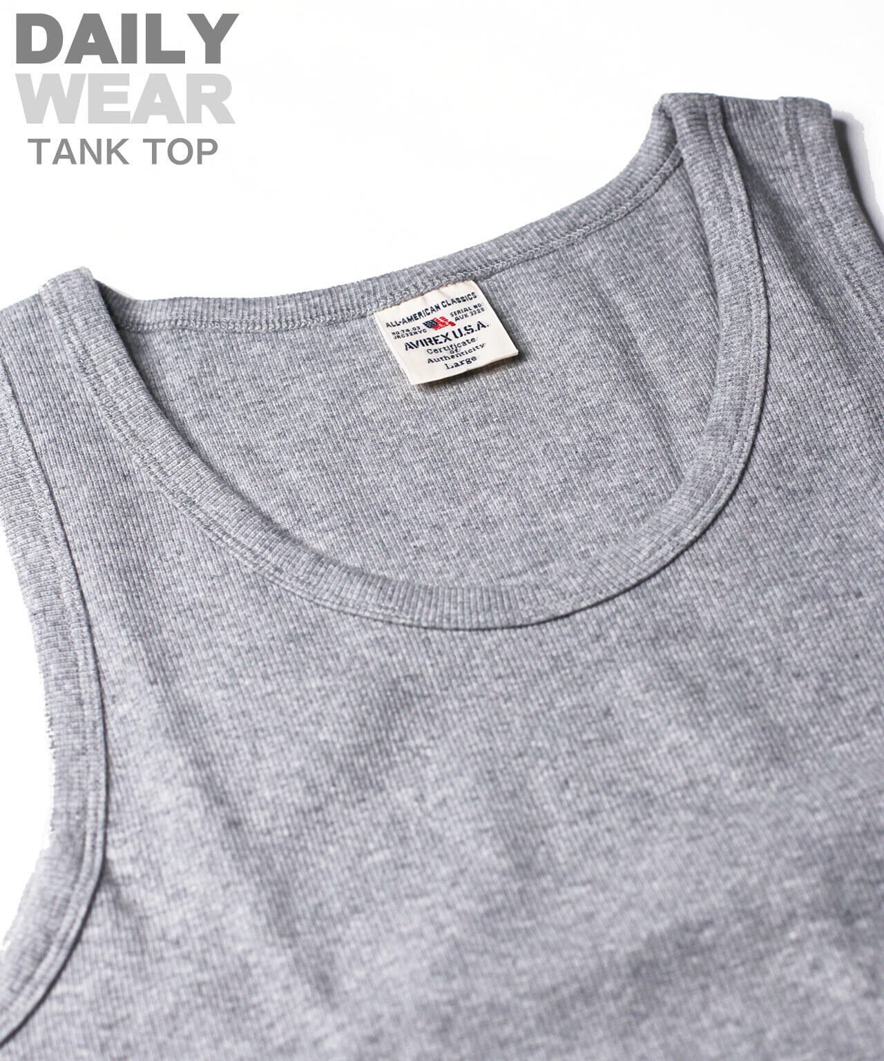 DAILY/デイリー》RIB TANK TOP/リブ タンクトップ デイリーウェア ...