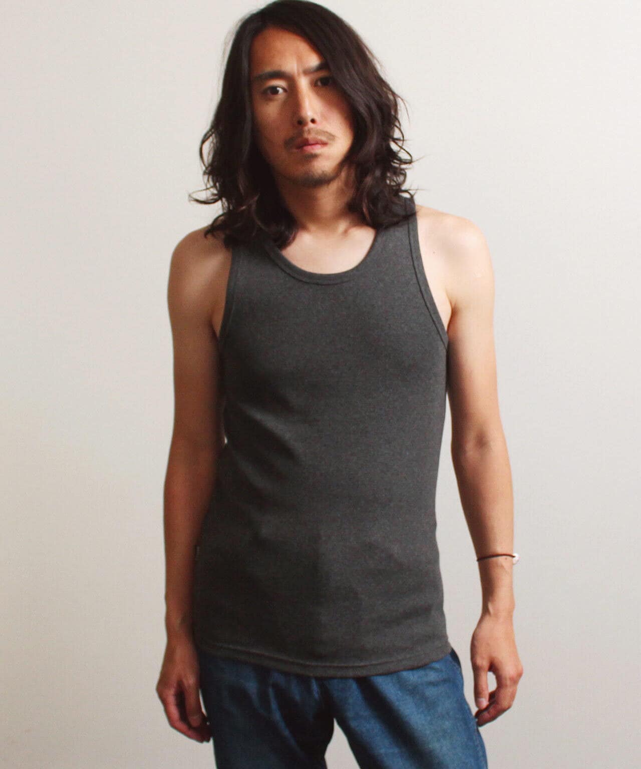 《DAILY/デイリー》RIB TANK TOP/リブ タンクトップ  デイリーウェア