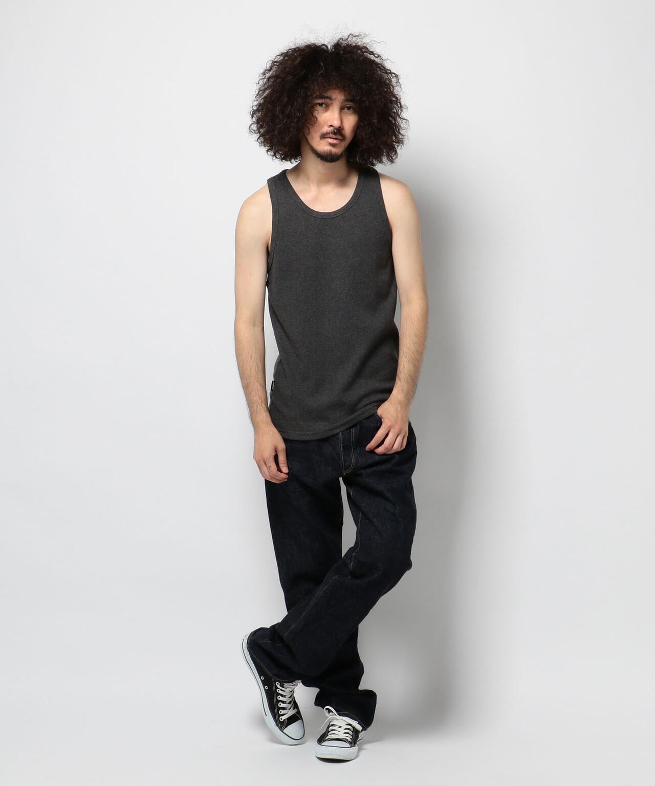 《DAILY/デイリー》RIB TANK TOP/リブ タンクトップ  デイリーウェア