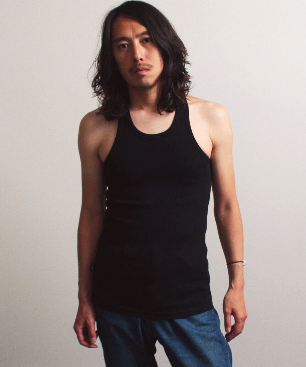 《DAILY/デイリー》RIB TANK TOP BACK CROSS/リブ タンクトップ バッククロス  デイリーウェア