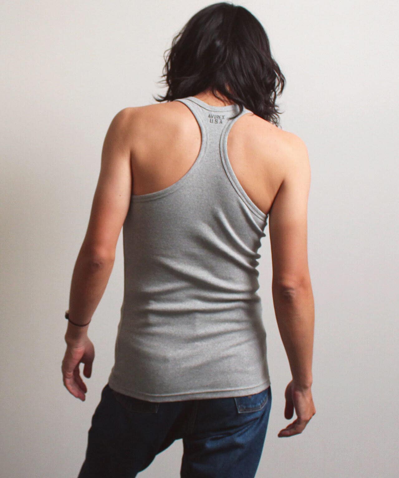 《DAILY/デイリー》RIB TANK TOP BACK CROSS/リブ タンクトップ バッククロス  デイリーウェア