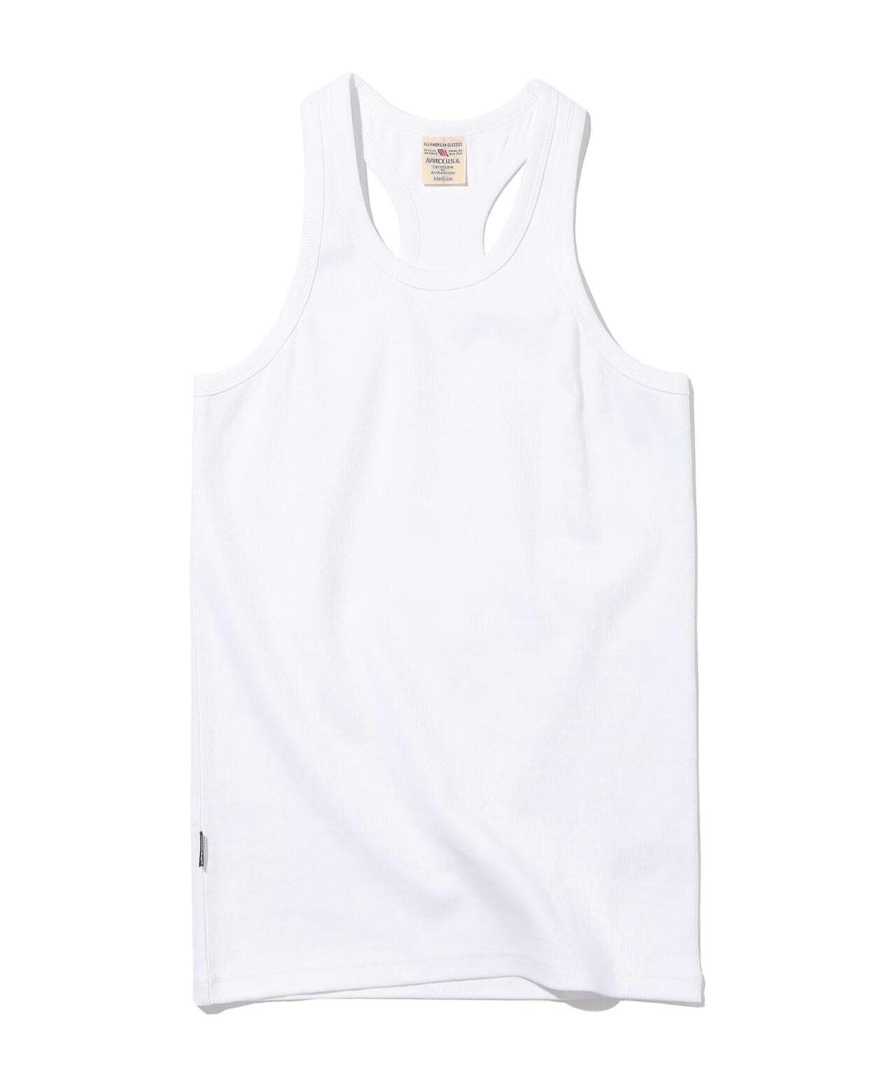 《DAILY/デイリー》RIB TANK TOP BACK CROSS/リブ タンクトップ バッククロス  デイリーウェア