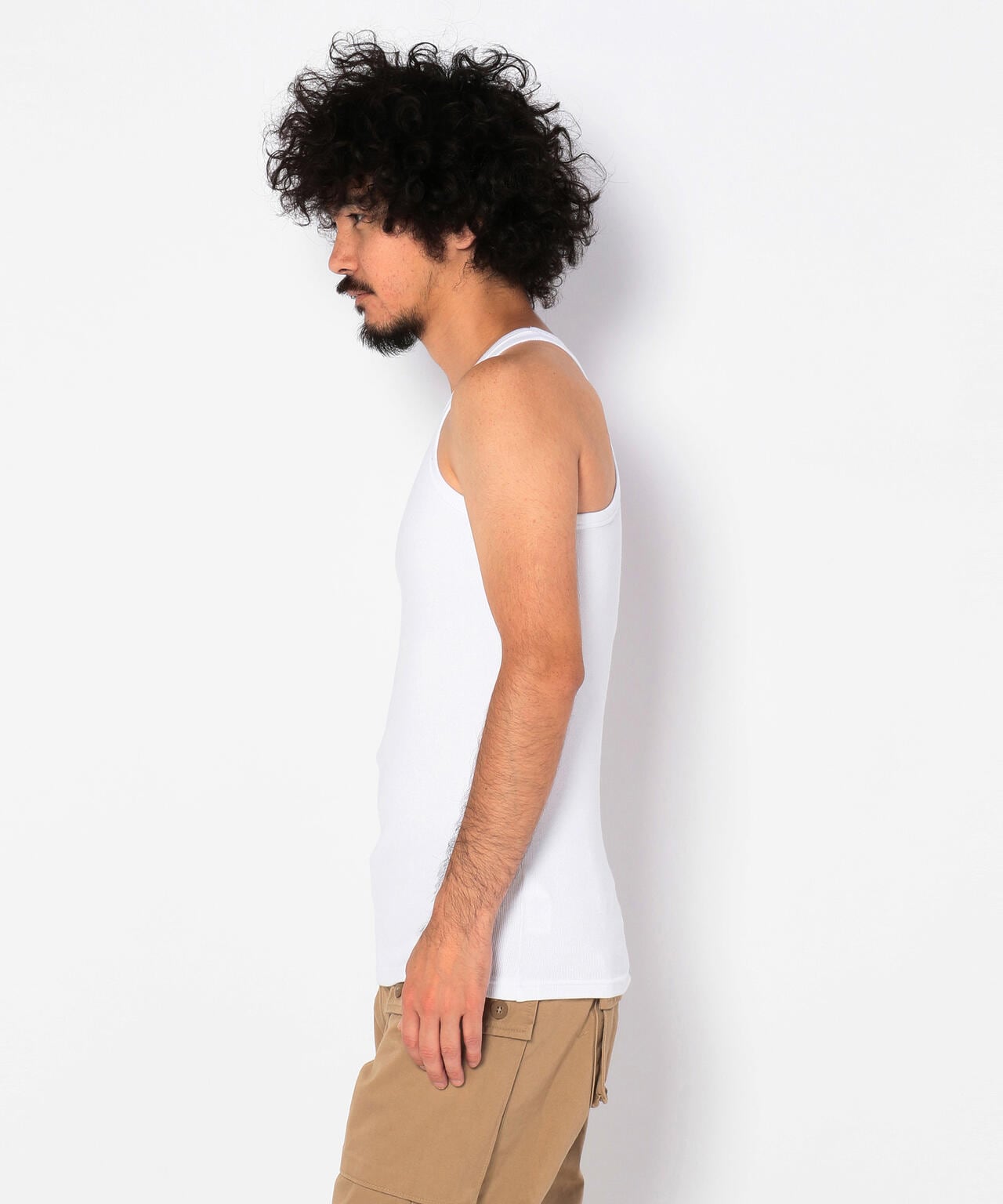 《DAILY/デイリー》RIB TANK TOP BACK CROSS/リブ タンクトップ バッククロス  デイリーウェア