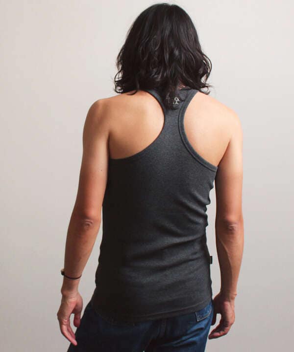 《DAILY/デイリー》RIB TANK TOP BACK CROSS/リブ タンクトップ バッククロス  デイリーウェア