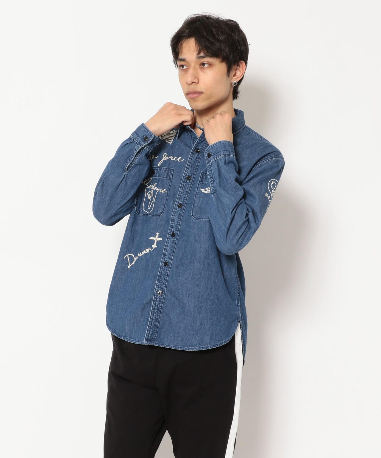 ハンドクラフト デニムシャツ/HAND CRAFT DENIM SHIRT/TYPE BLUE