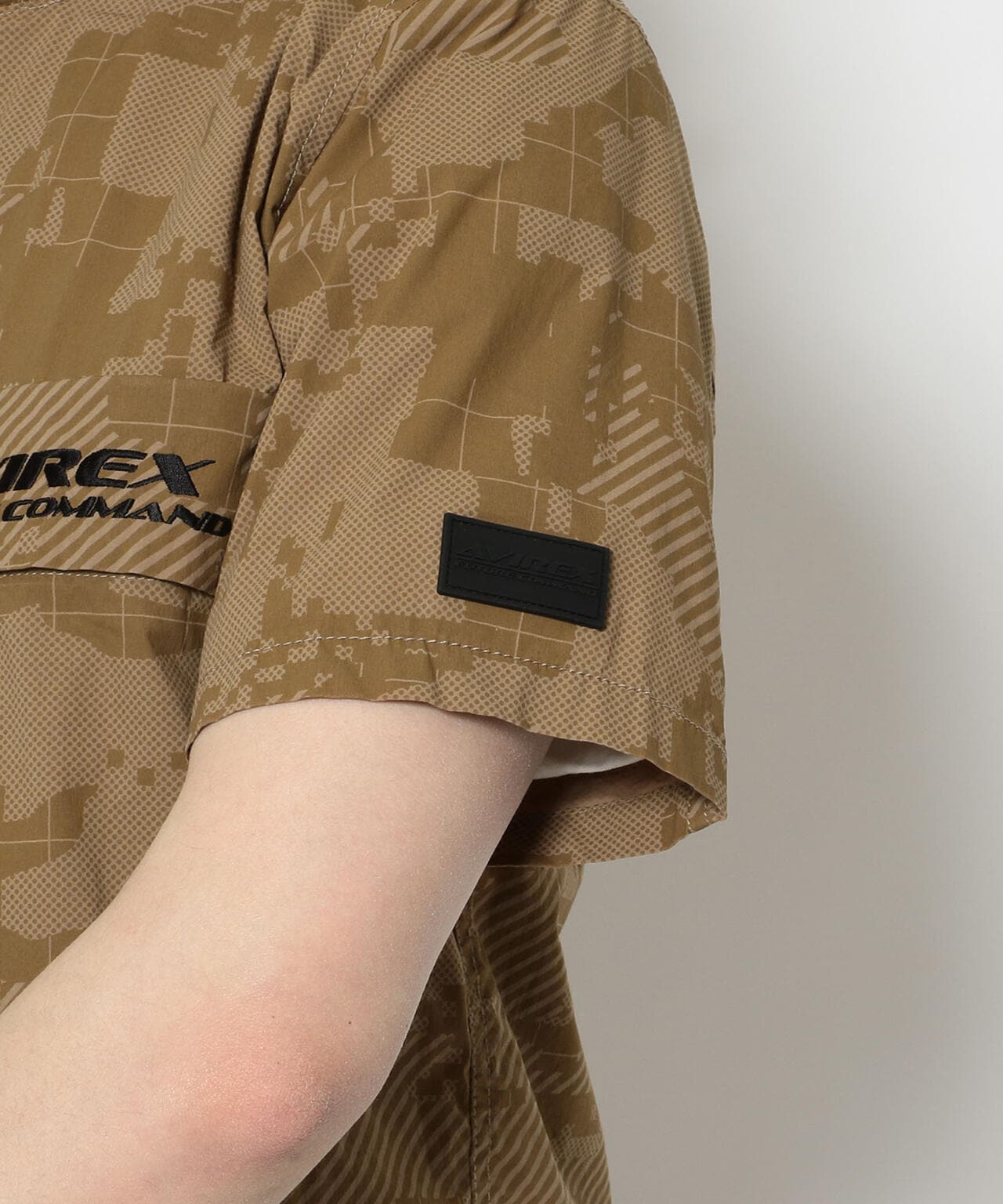 ファンクショナル スタンドジップシャツ/S/S FUNCTIONAL STAND ZIP SHIRT | AVIREX ( アヴィレックス ) |  US ONLINE STORE（US オンラインストア）