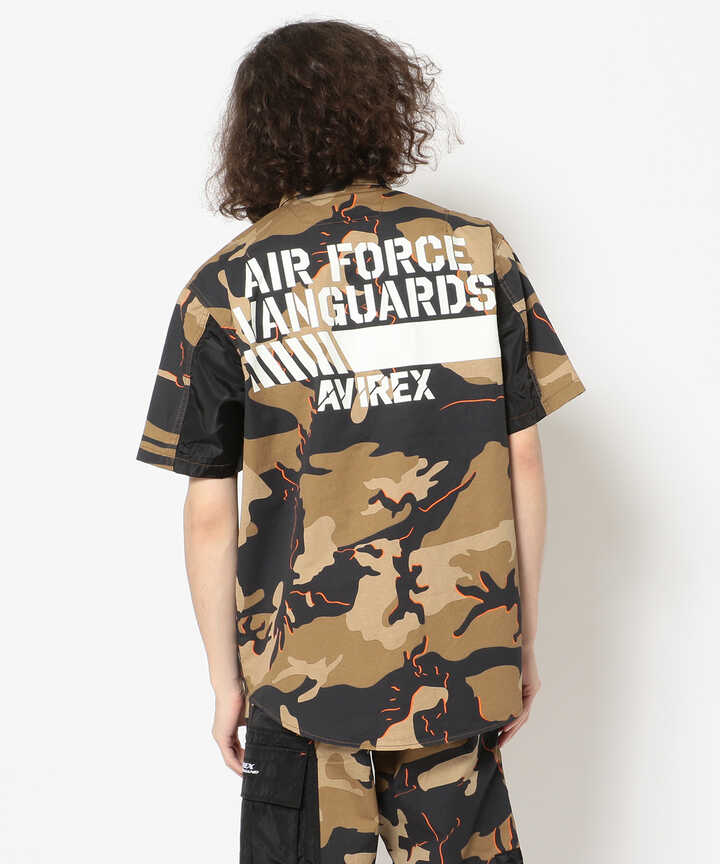 フューチャー カモフラージュ コンビネーション シャツ/FUTURE CAMOFALAGE COMBINATION SHIRT | AVIREX (  アヴィレックス ) | US ONLINE STORE（US オンラインストア）