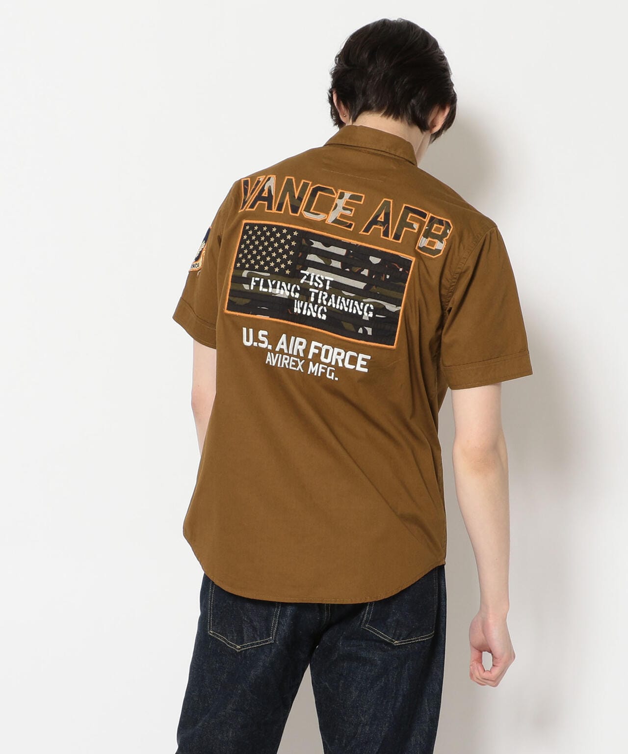 ミリタリー パッチド シャツ ヴァンス AFB/SS MILI PATCHED SHIRT