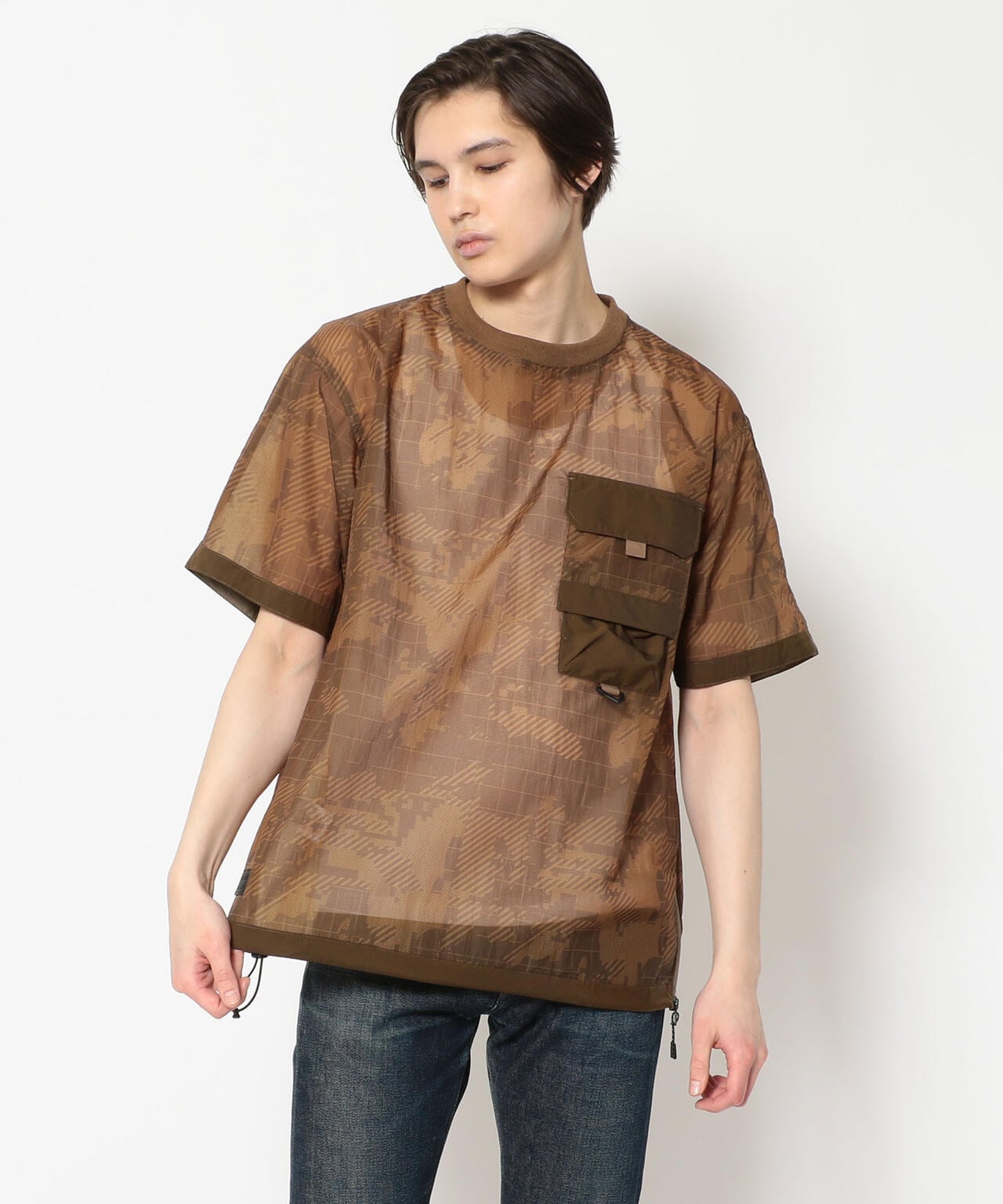 トランスルーセント ルーズフィット Tシャツ/LOOSE FIT POCKET T-SHIRT | AVIREX ( アヴィレックス ) | US  ONLINE STORE（US オンラインストア）