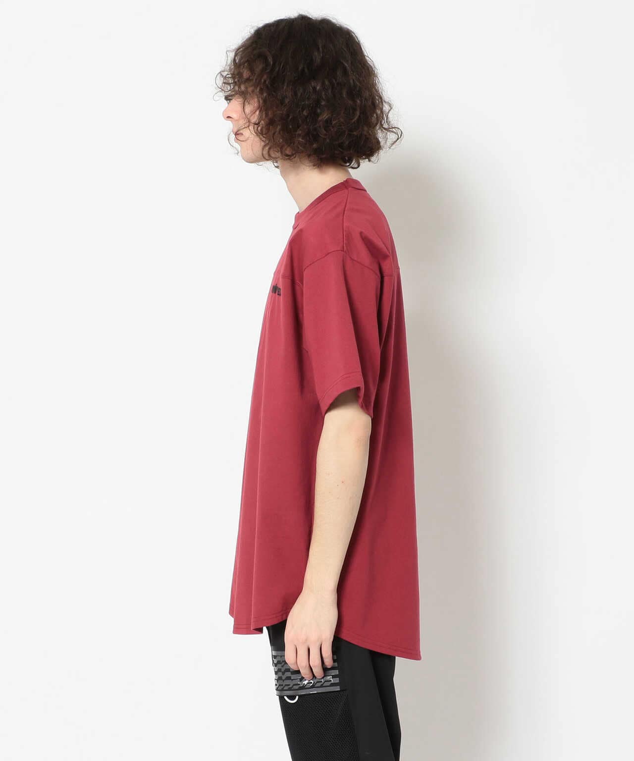 ルーズフィット ラウンド ボトムTシャツ/ LOOSE FIT ROUND BOTTOM T