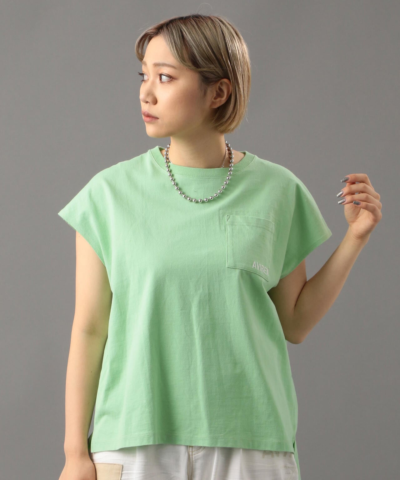 スリーブレス バックプリント Tシャツ/SLEEVELESS BACKPRINT T-SHIRT/アヴィレックス/AVIREX