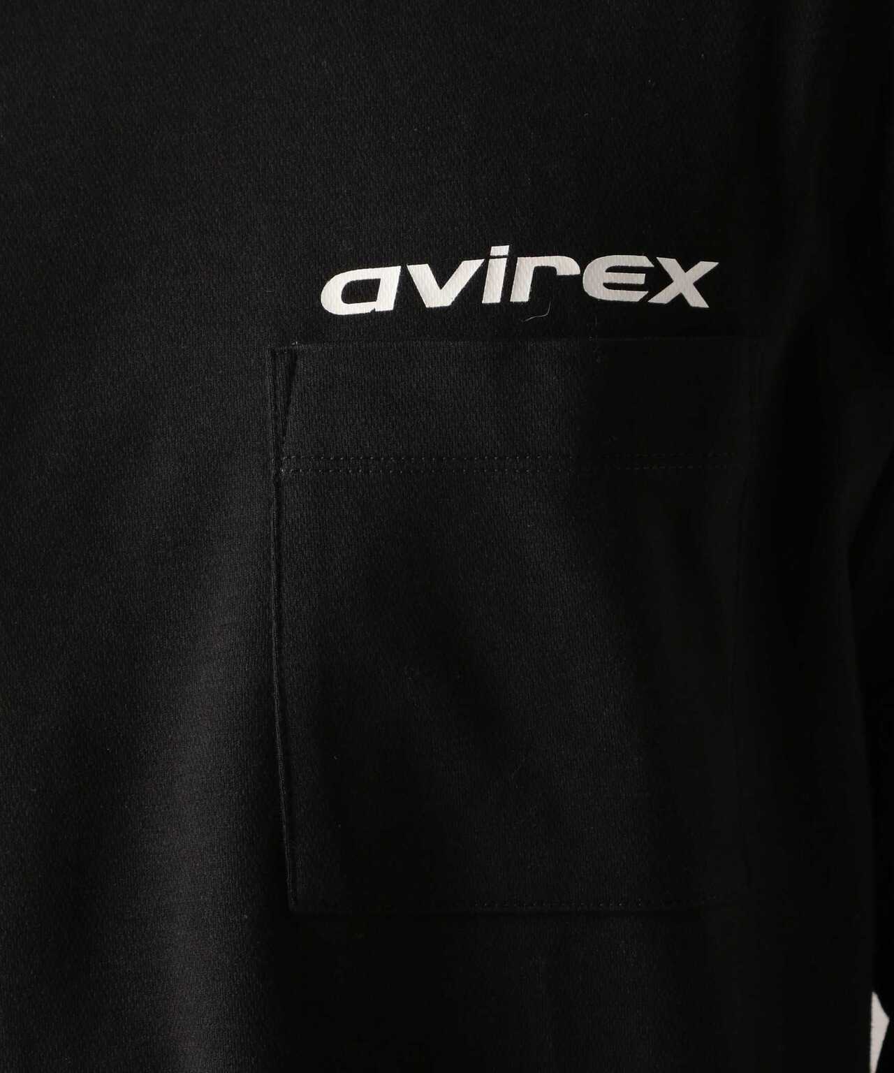 Avirex Tシャツ a アビレックス アヴィレックス クールマックス フットボールtシャツ ルーズフィット 涼しい 在庫あり 即納 アヴィレックス
