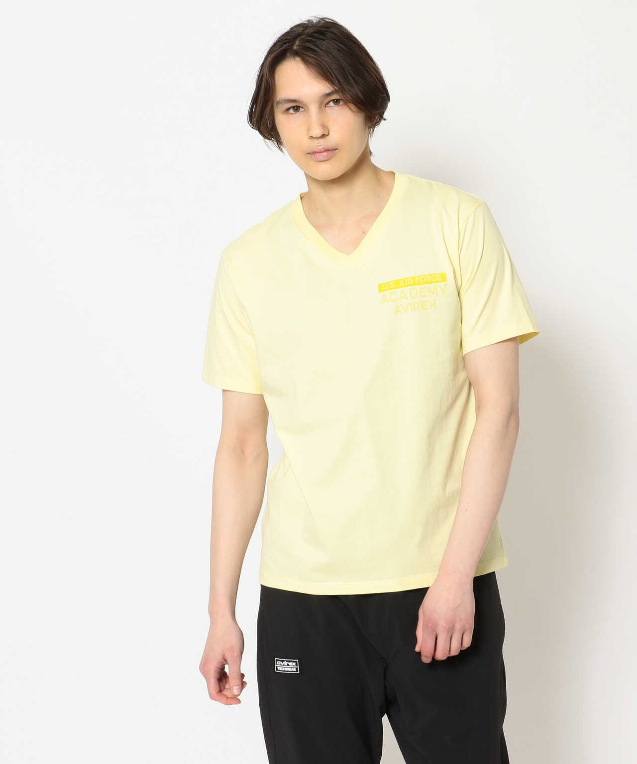 Vネック Tシャツ フライングカデット/ SS V-NECK T-SHIRT FLYING CADET