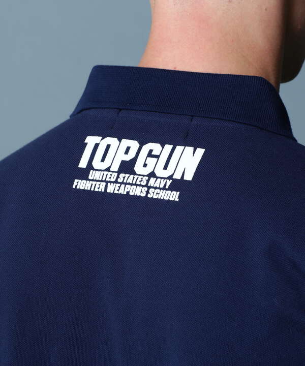 《WEB&DEPOT限定》TOP GUN POLO SHIRT/トップガン ポロシャツ/AVIREX/アヴィレックス
