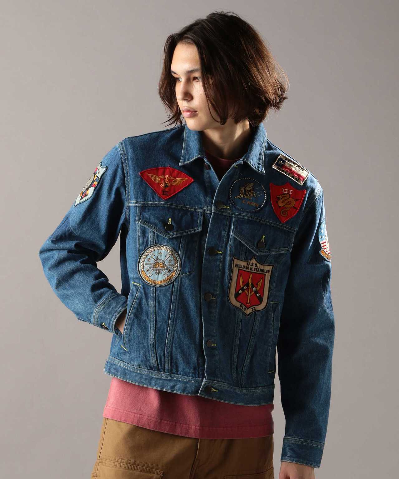 トップガン デニムジャケット/TOP GUN DENIM JACKET/TYPE BLUE/タイプ 