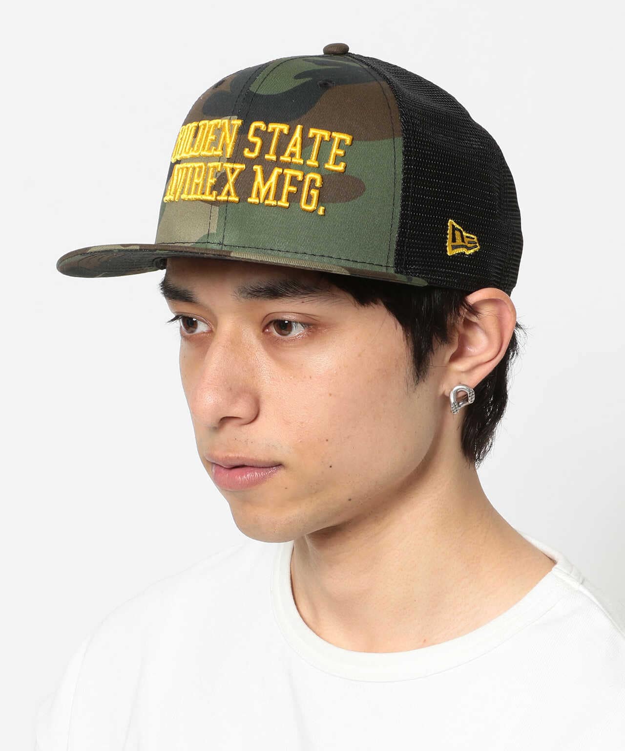 NEW ERA】メッシュキャップ ゴールデンステート/9FIFTY SNAP BAG ...