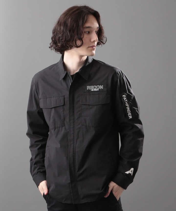 AVIREX FLYER'S】ロングスリーブ シャツ/LONG SLEEVE SHIRT /AH 