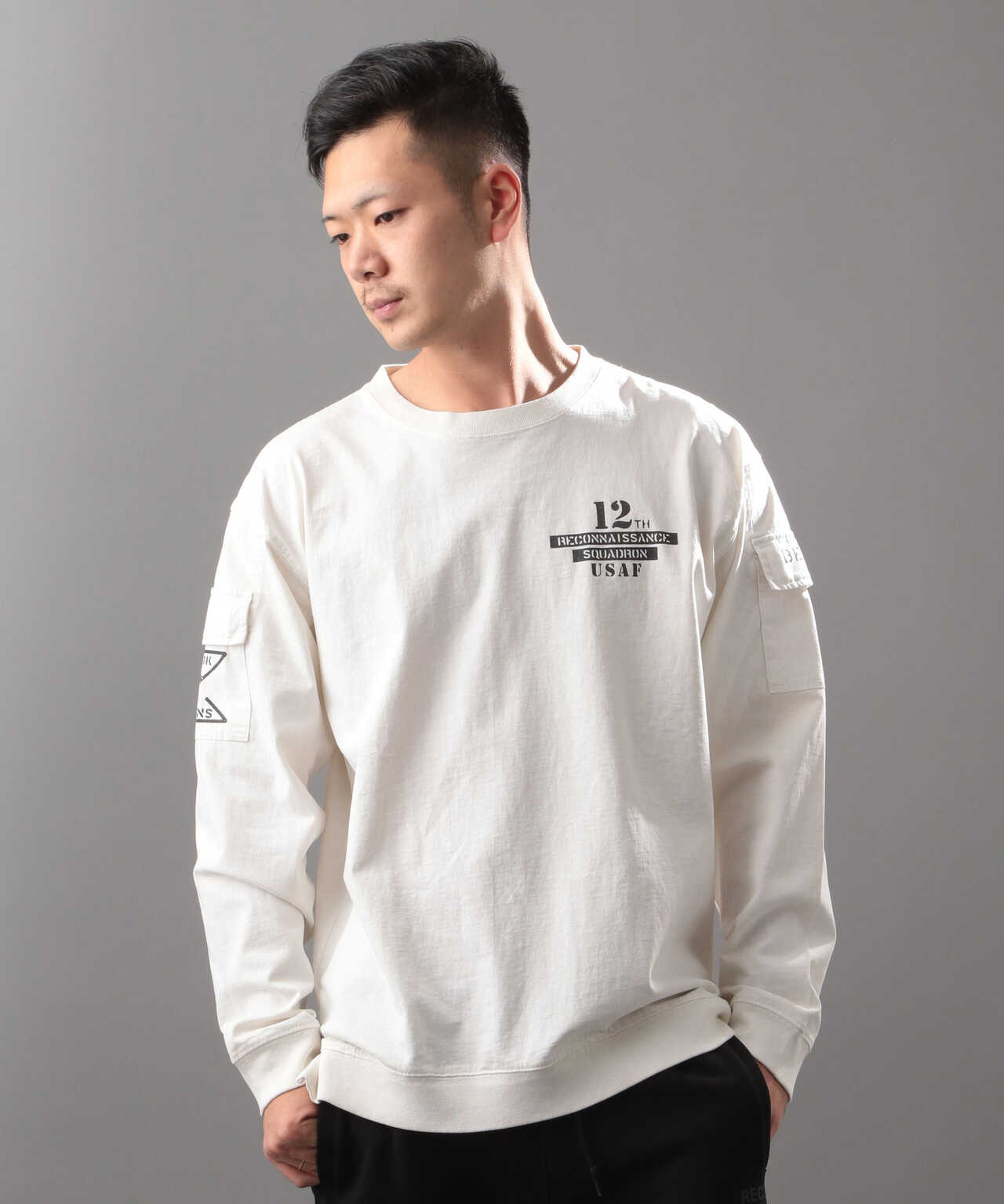 フェイドウォッシュ ファティーグ 長袖 Tシャツ / L/S FADE WASH