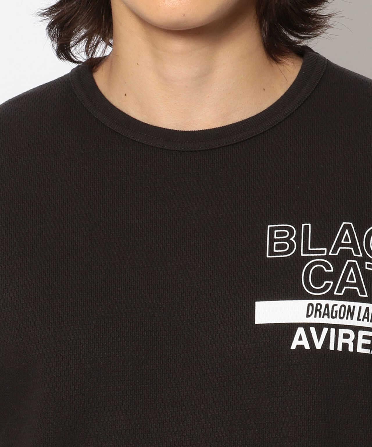ハニカム ワッフル Tシャツ ブラックキャット/HONEYCOMB WAFFLE BLACK ...