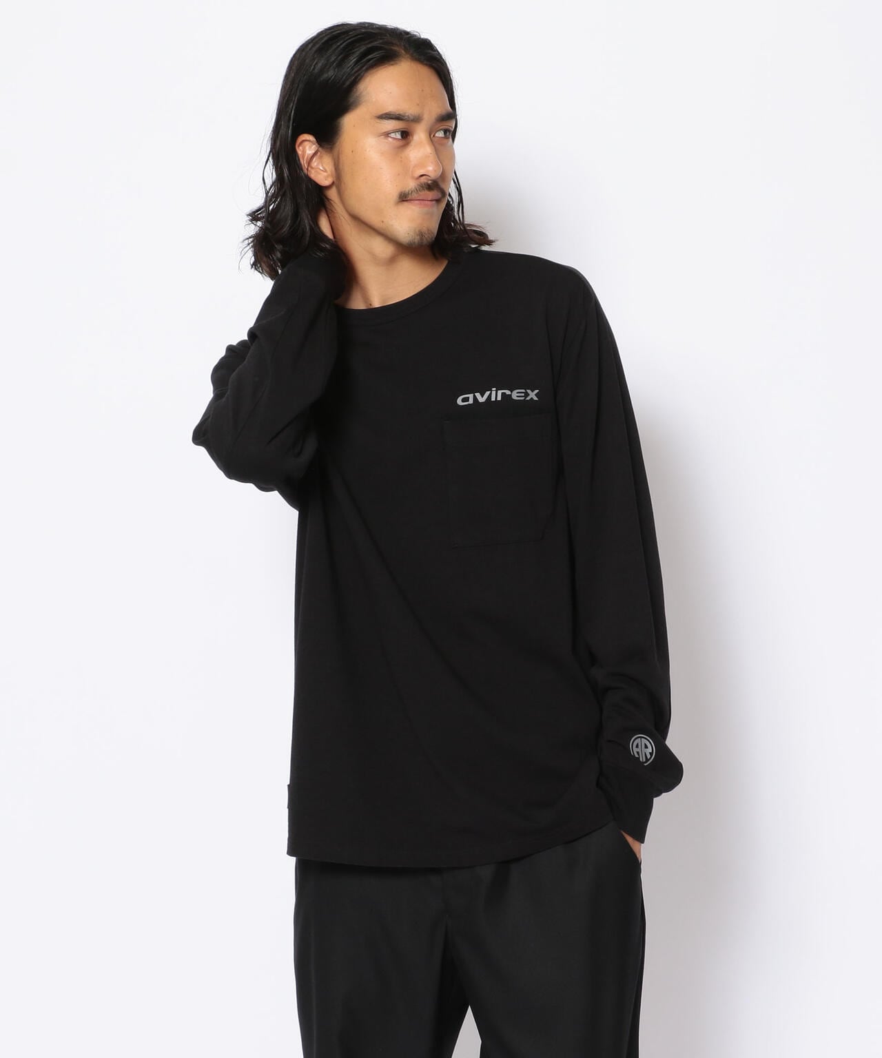 Avi Tex テンプセンス 長袖 Tシャツ Tempsence Log Sleeve T Shirt Avirex アヴィレックス Us Online Store Us オンラインストア