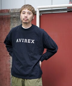 【直営店限定】カレッジ ロゴ 長袖 Tシャツ/COLLEGE LOGO LS T