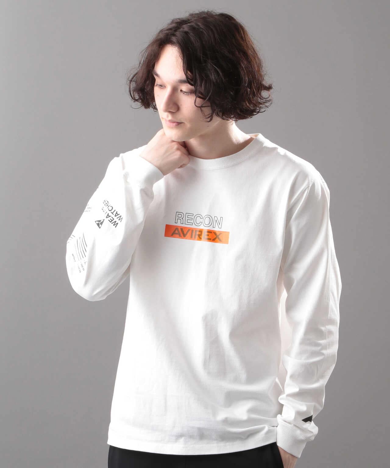 AVIREX FLYER'S】ロングスリーブTシャツ リコン/ L/S T-SHIRT RECON