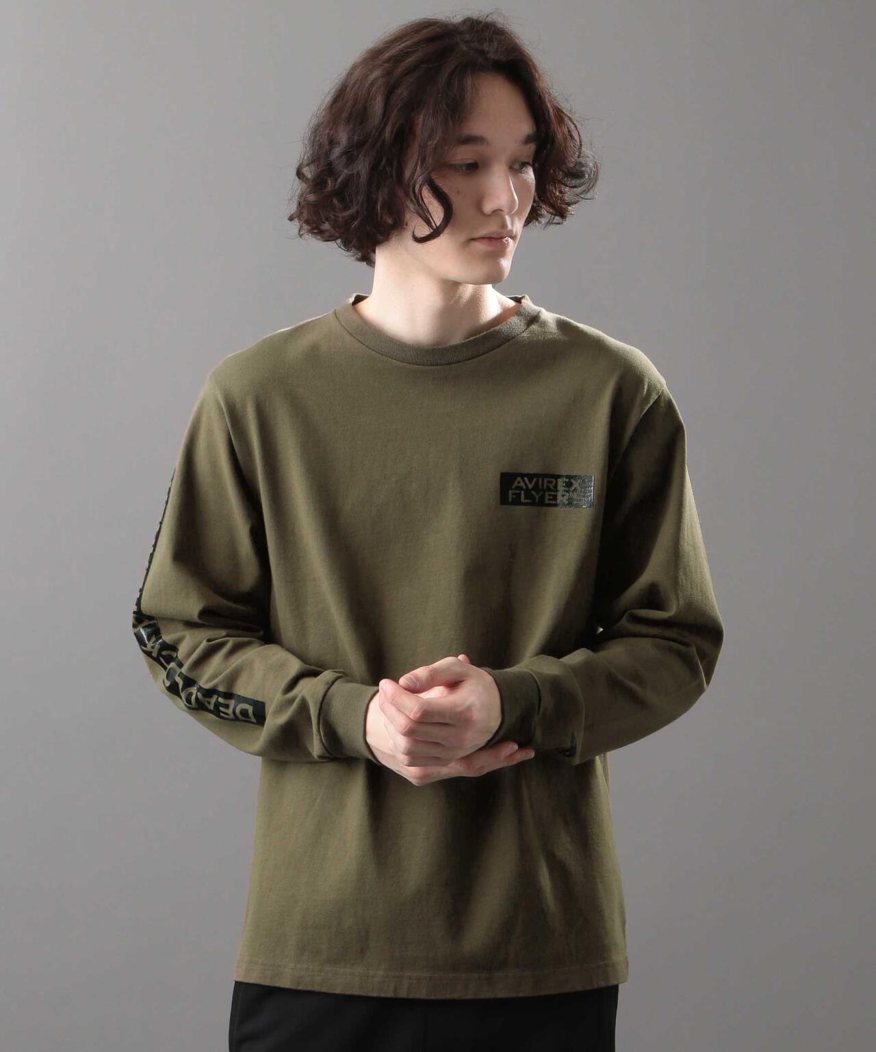 AVIREX FLYER'S】長袖Tシャツ UAV/ L/S T-SHIRT UAV/AF | AVIREX