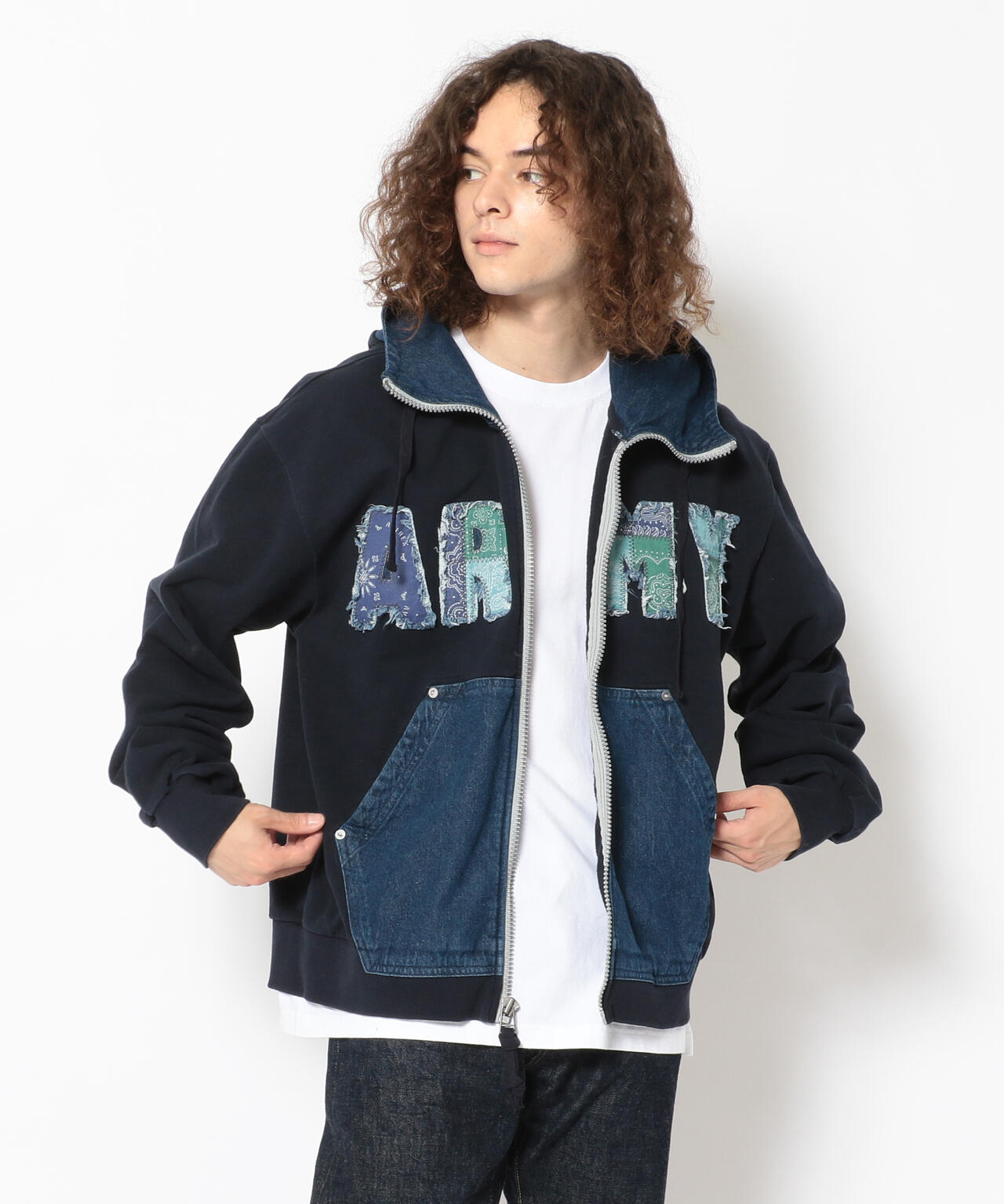 TYPE BLUE】アーミー スウェット パーカー / ARMY SWEAT PARKA