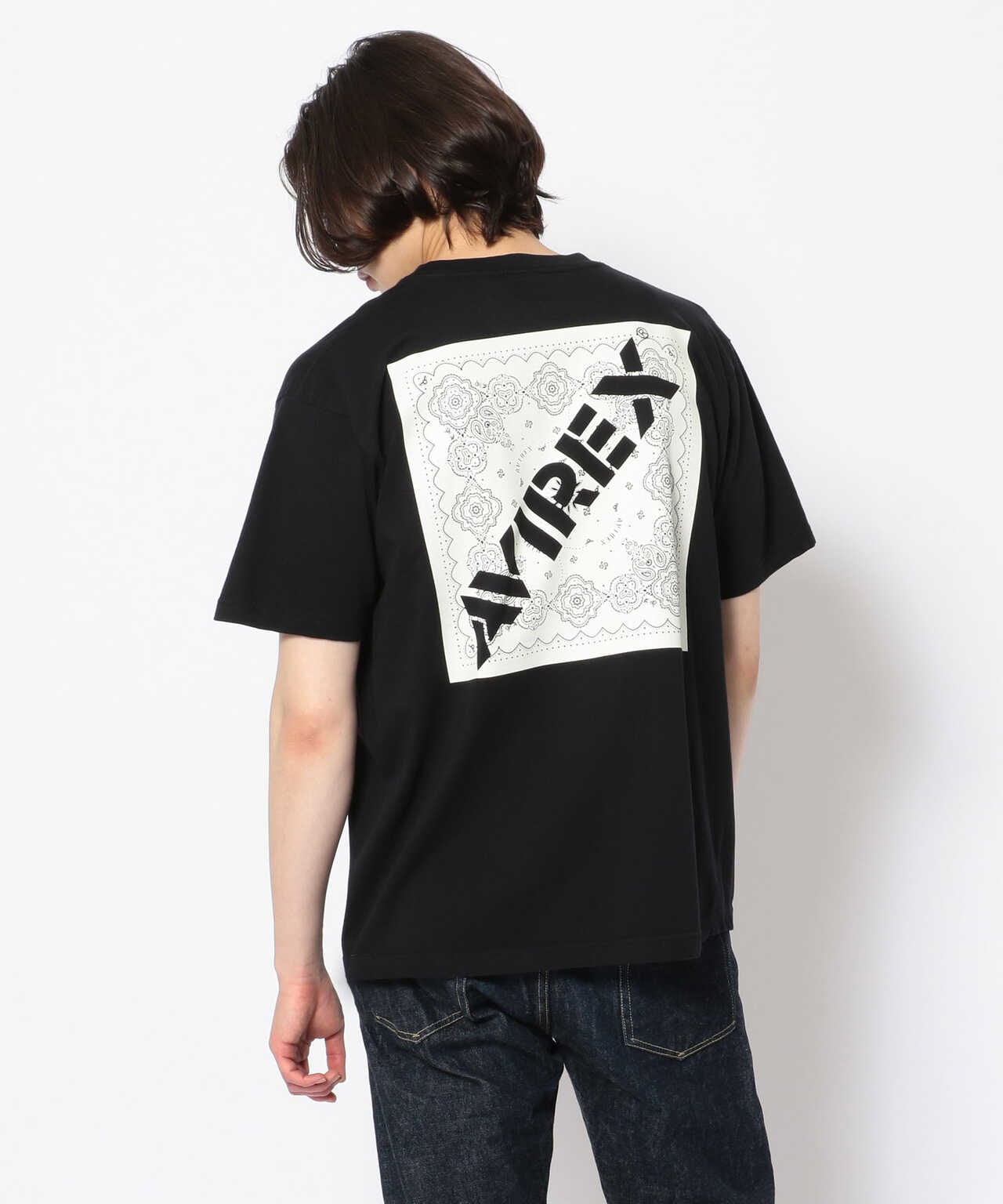 直営店限定】バンダナプリント ボックスロゴ Tシャツ/BANDANA PRINT T