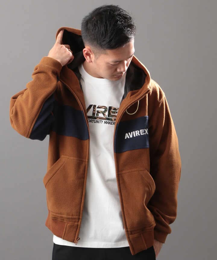 2トーン ビッグ フリース パーカー / 2TONE BIG FLEECE PARKA