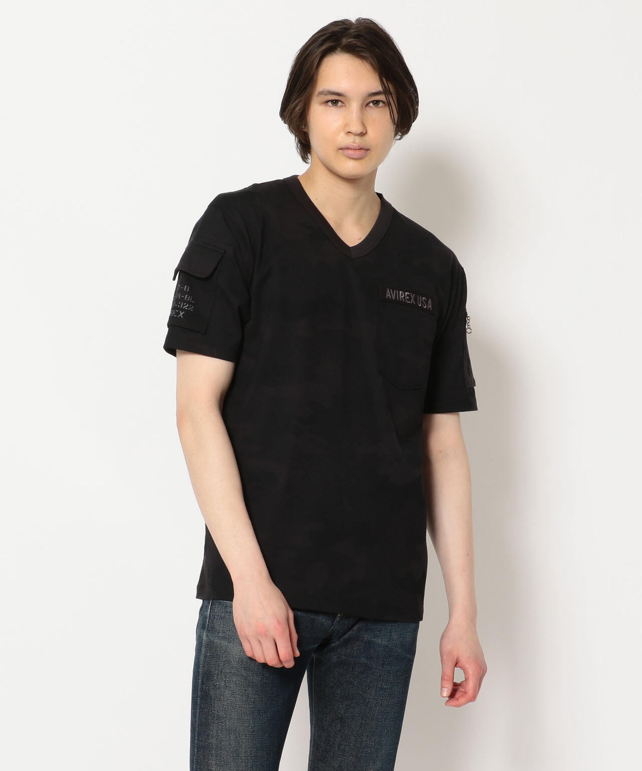 WEB限定】ファティーグ Vネック Tシャツ/SS FATIGUE V-NECK T-SHIRT