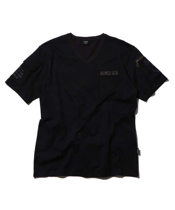 【WEB限定】ファティーグ Vネック Tシャツ/SS FATIGUE V-NECK T-SHIRT/アヴィレックス/AVIREX