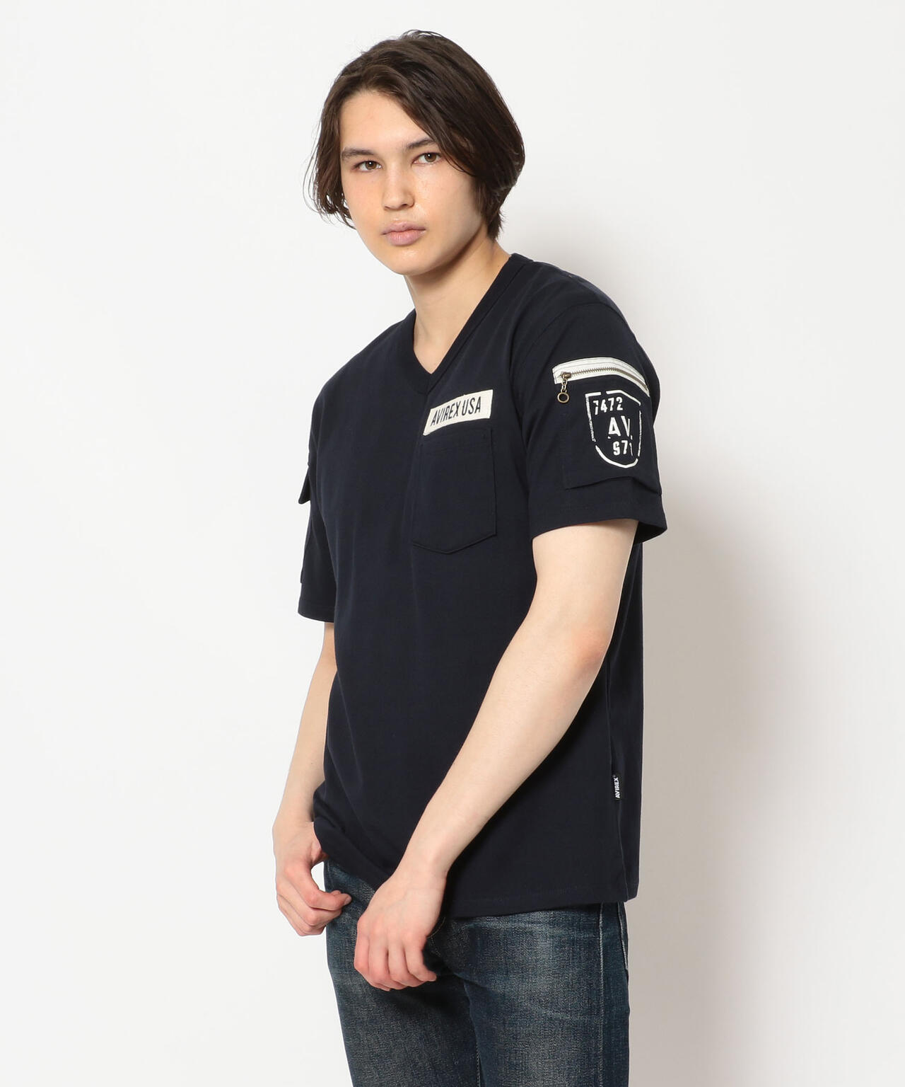 アヴィレックス ファティーグ Tシャツ/SS FATIGUE T-SHIRT メンズ M