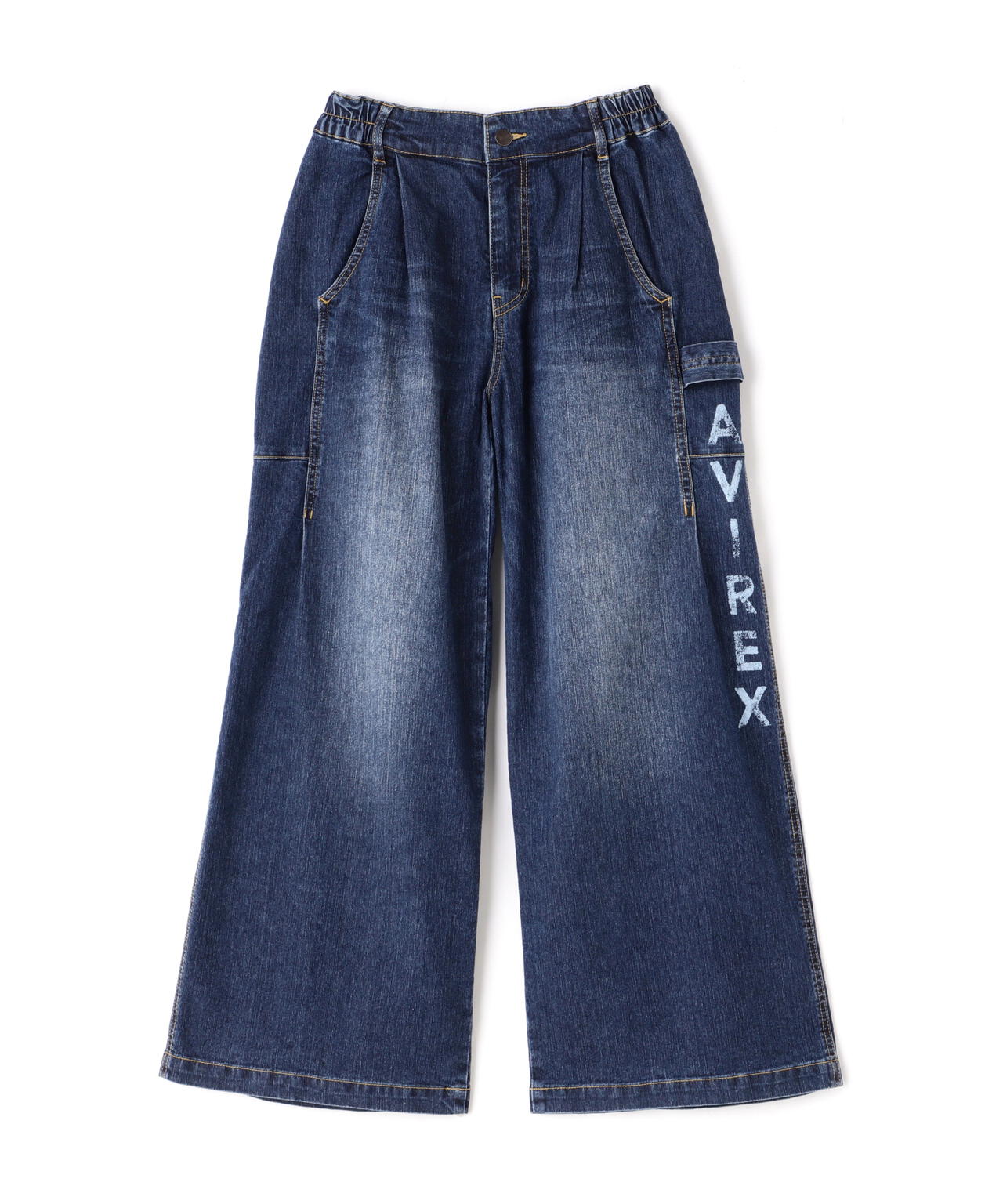 TYPE BLUE WIDE DENIM PANTS/ タイプブルー ワイドデニムパンツ 