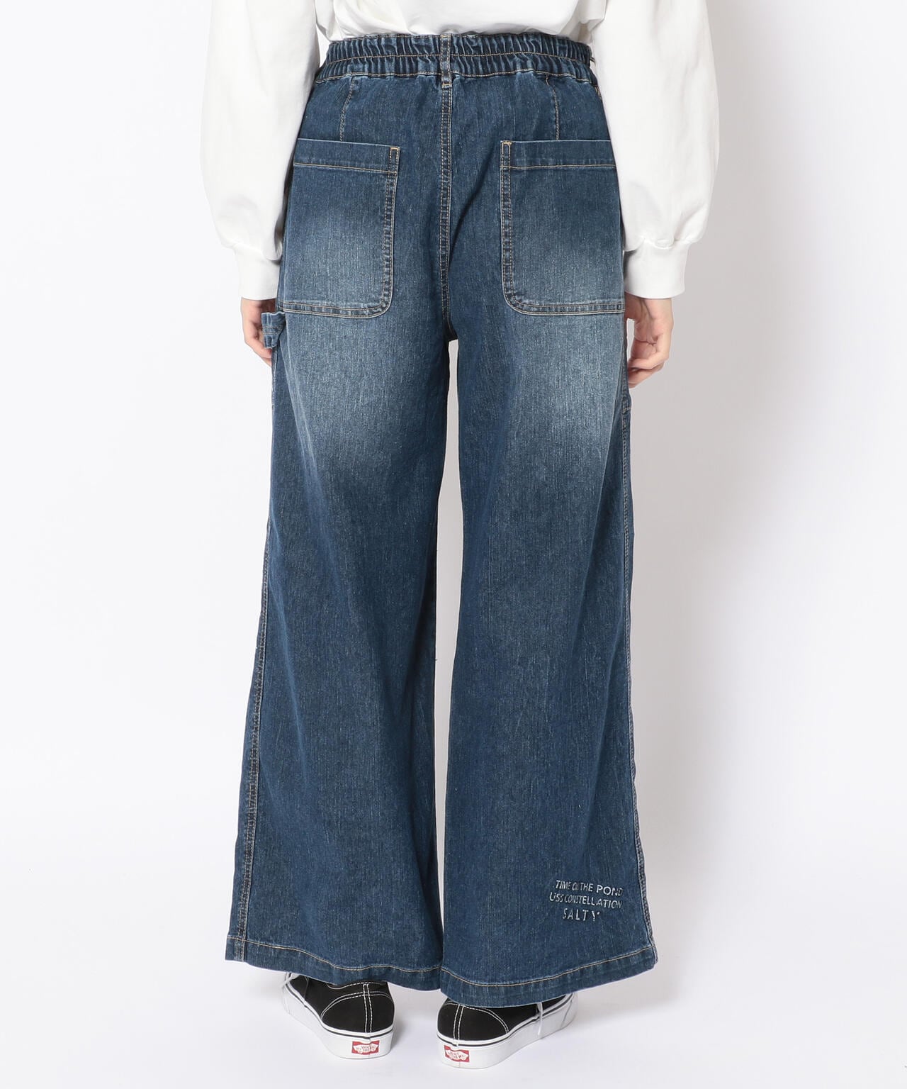 TYPE BLUE WIDE DENIM PANTS/ タイプブルー ワイドデニムパンツ