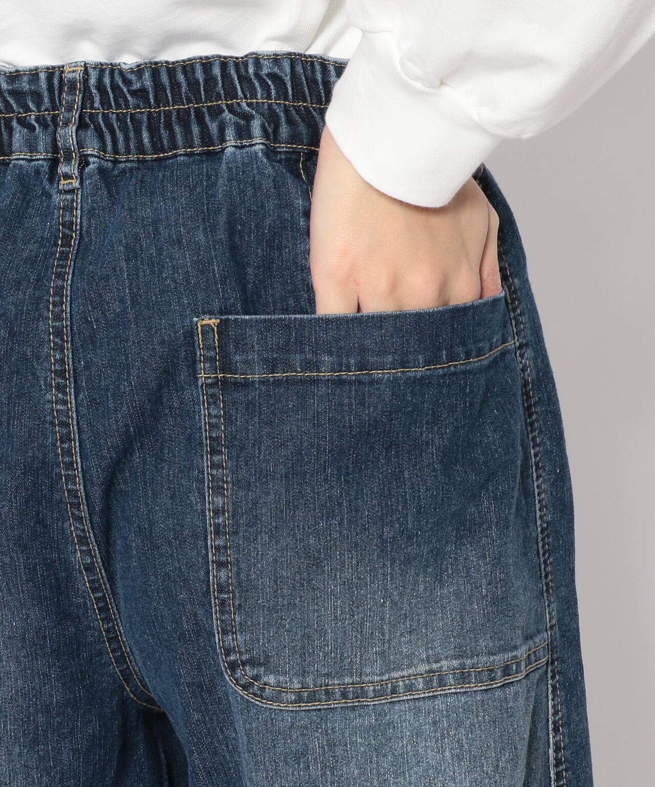 TYPE BLUE WIDE DENIM PANTS/ タイプブルー ワイドデニムパンツ