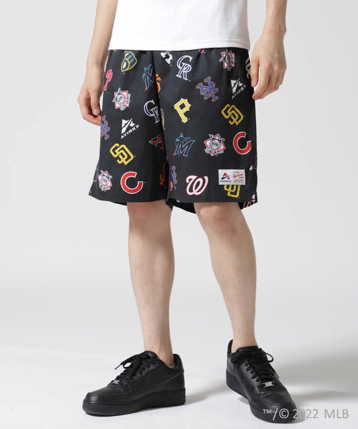 《MLB × AVIREX》オールオーバー チーム ショーツ / ALLOVER TEAM SHORTS