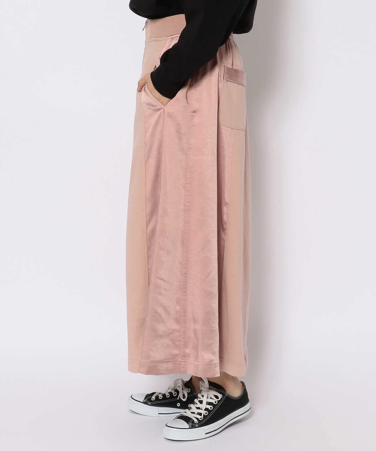 VINTAGE SATIN LONG SKIRT/ ヴィンテージサテンロングスカート