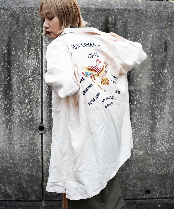 【WEB&DEPOT限定】SOUVENIR SHIRT ONE PIECE/スーベニア